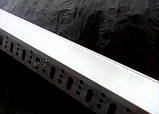 Профіль цокольний (стартовий) алюмінієвий 103 мм довжина 2,0 метра (товщина алюмінію 0,8 мм), фото 6