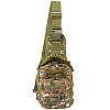 Рюкзак однолямковий тактичний SP-Sport ZK-14 5л. пиксель Marpat, фото 11