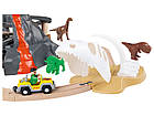 Дерев'яна залізниця Playtive Dinosaur Park 49 ел. Німеччина, фото 9