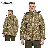 Мужская теплая тактическая куртка для военных и армии ВСУ Combat Мультикам Soft Shell размер S