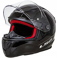 Шлем интеграл LS2 FF353 Rapid XXL (63-64) черный глянец
