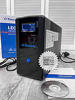 Источник бесперебойного питания Tescom Leo+ 1200VA LCD, USB, RJ45 Modem Protect инвертор бесперебойник KOP2