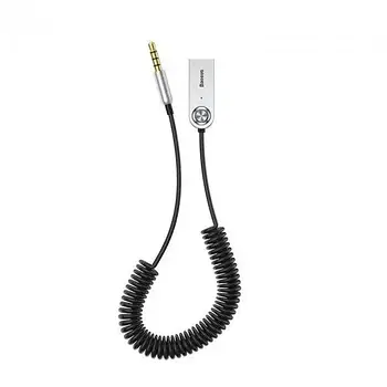 Автомобільний Bluetooth адаптер Baseus USB to 3.5mm Black CABA01-01