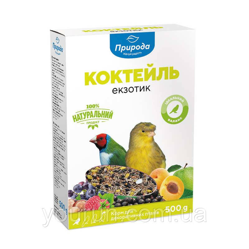 Природа Корм Коктейль «Екзотик» для екзотичних птахів,500гр