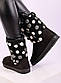 Уги жіночі зимові чорні С308, фото 2