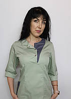 Медичний жіночий костюм Греммі 56 розмір котон три чверті рукав