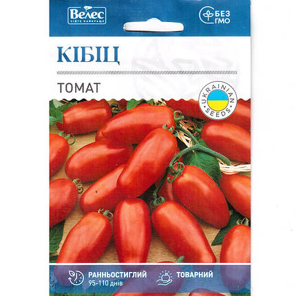 Насіння томату раннього, для плівкових укриттів "Кібіц" (1 г) від ТМ "Велес", фото 1