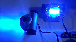 Ліхтар зовнішній KL-26 7LED 12V Blue (овал) 2шт