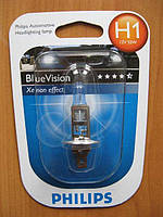 Галогенка H1 Philips 12V 55W 12258BVB1 BlueVision (блистер 1 шт)