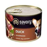 Консервы для собак "Savory Dog Gourmand" с уткой 200 г
