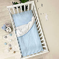 Комплект змінної постільної білизни в ліжечко Універсальний блакитний