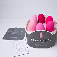 Набір вагінальних конусів кегеля з 6 штук Bodyotics Deluxe Pear Drops