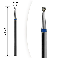 Алмазная фреза для маникюра синий шар