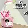 Лампа з органайзером для ручок і підставкою телефона Quite Light Piggy акумуляторна, фото 7