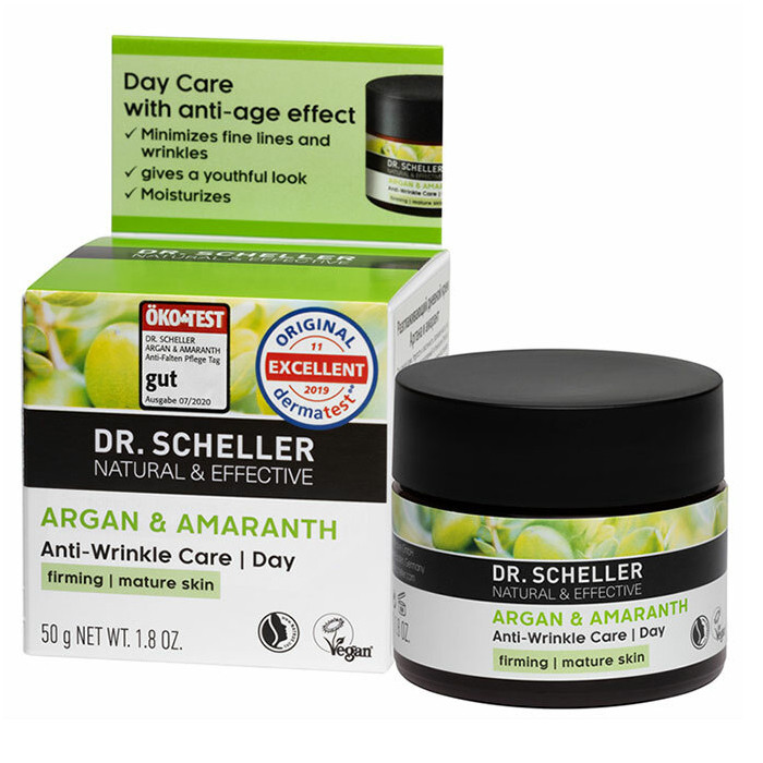 Денний крем для обличчя проти зморщок Dr. Scheller Argan&Amaranth Anti-Wrinkle Day Care 50 мл, фото 1