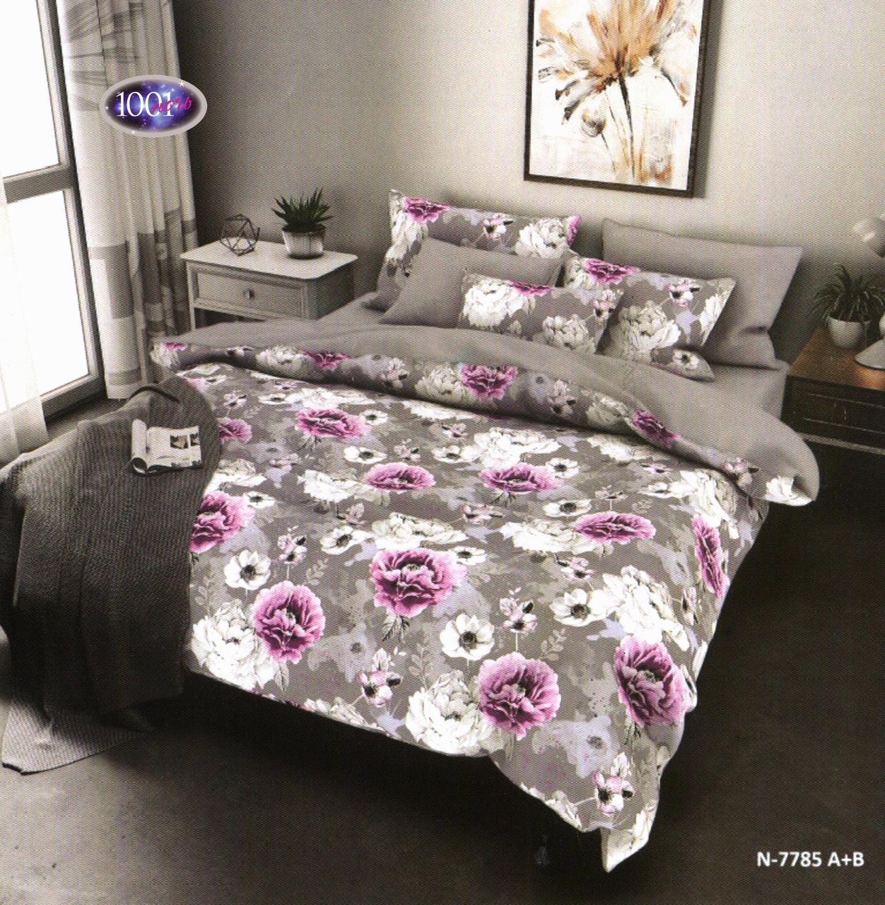 Комплект постільної білизни Бязь Голд Люкс Дуєт №бл 126 евро