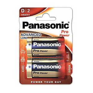 Батарейки D (LR20) Panasonic Alkaline Power (2шт.)