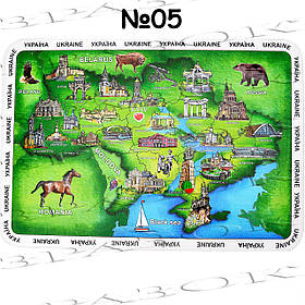 Пазли МДФ "Мапа України" №5