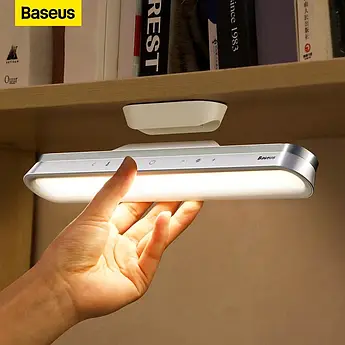 Лампа настільна з магнітним кріпленням Baseus Magnetic Stepless Dimming Charging Desk LampPro White