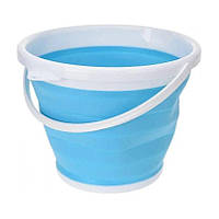 Складное ведро Silicon Bucket 10л. Синє