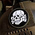Шеврон на липучці патчі череп «шеврон зі мертва голова» Totenkopf, фото 4