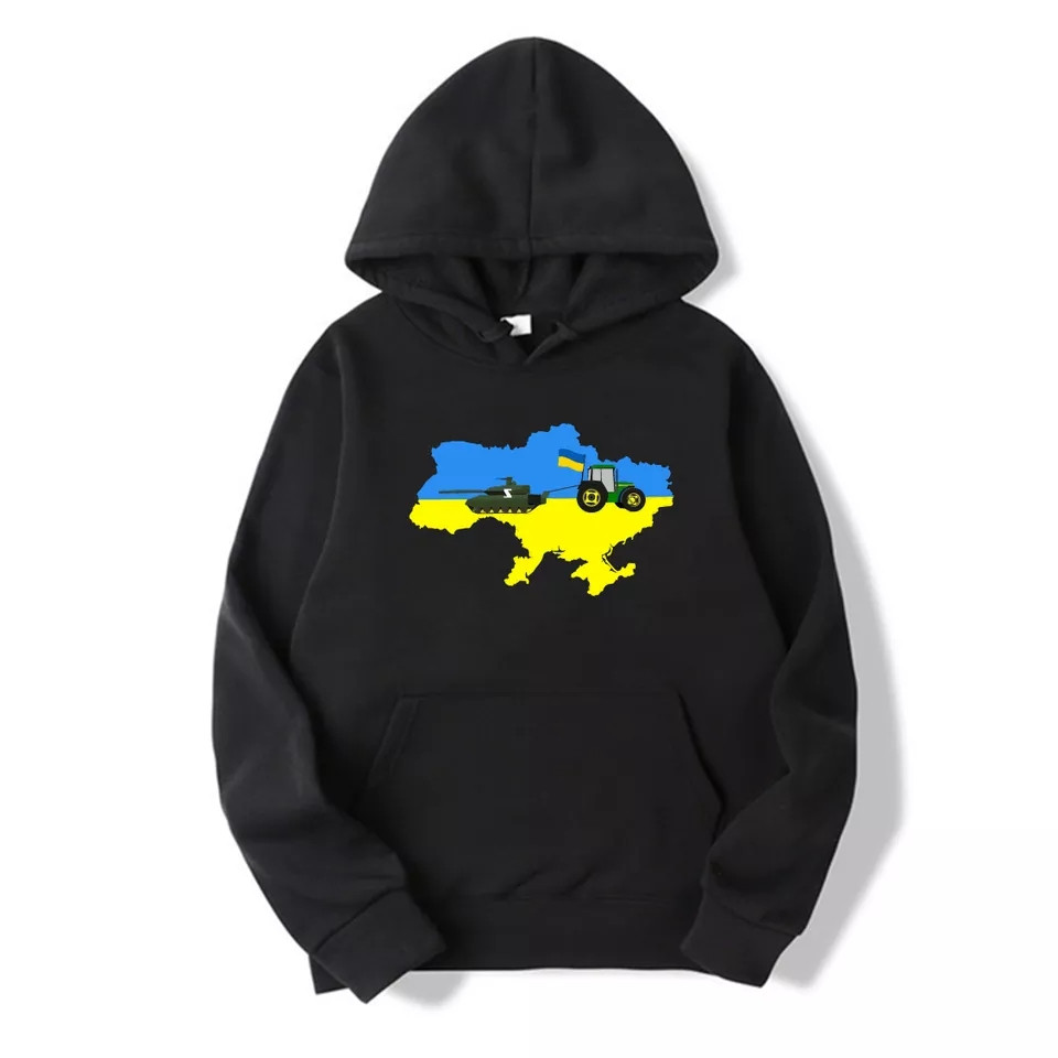 Худі з принтом "Доброго вечора ми з України"