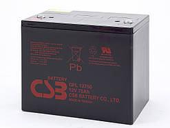 Акумуляторна батарея CSB GPL12750, 12V 75Ah (261х168х215мм)