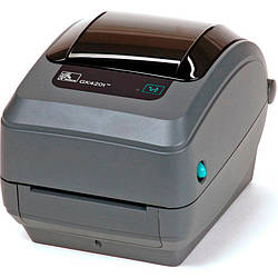 Настільний принтер друку штрих-кодів Zebra GK420t USB RS-232