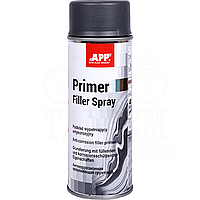 Грунт-наполнитель антикоррозийный APP Primer Filler Spray, 400 мл Серый