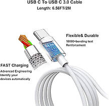 Адаптер USB C потужністю 87 Вт, зарядний пристрій Mac Book Pro, Amazon, Німеччина, фото 3