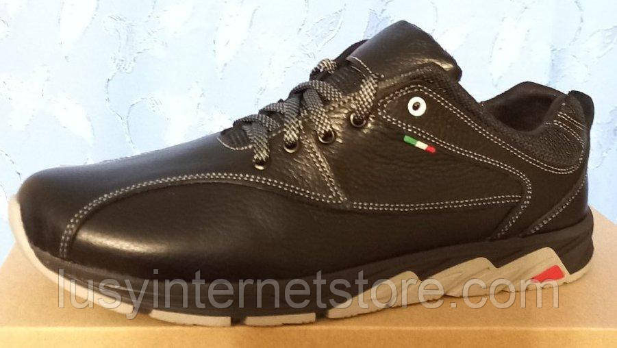 Кросівки шкіряні чоловічі від виробника модель АМ23-КР10-2, фото 1