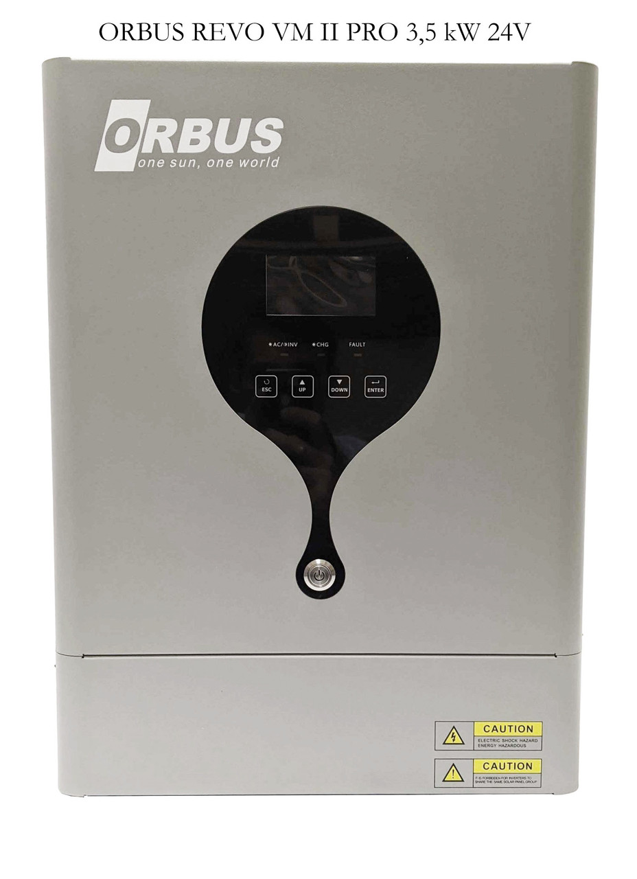 Автономний сонячний інвертор Sorotec 3500 Вт, 24 В ORBUS REVO VM II PRO 3,5 kW