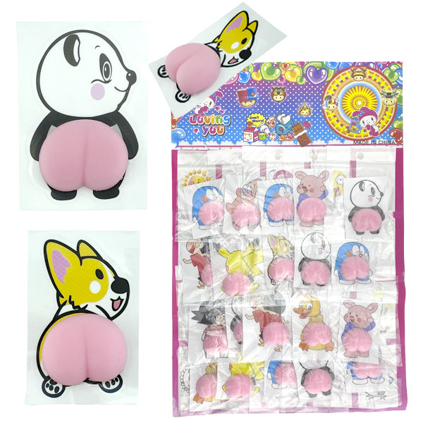 Сквіш-аграшка-антистрес жопки набір 20 шт., фото 1