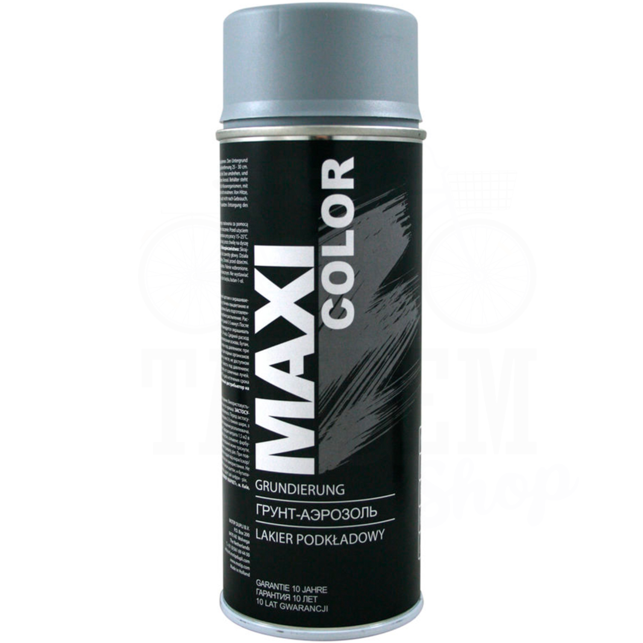 Ґрунт акриловий Maxi Color, 400 мл Аерозоль Сірий