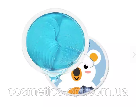 М’ЯКІ КОРОБОЧКИ! ПРОТЕКЛА РІДИНА!  Гідрогелеві патчі з чорницею Skin Care Blueberry Eye Mask, 60 шт, фото 1