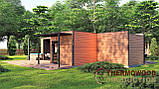 Модульний житловий будинок 80,0 м2 з лазнею Sauna House 2 від Thermowood Production, фото 5