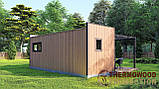 Модульний гостьовий будинок 7,0х5,0 м із лазнею Sauna House 1 від Thermowood Production, фото 4