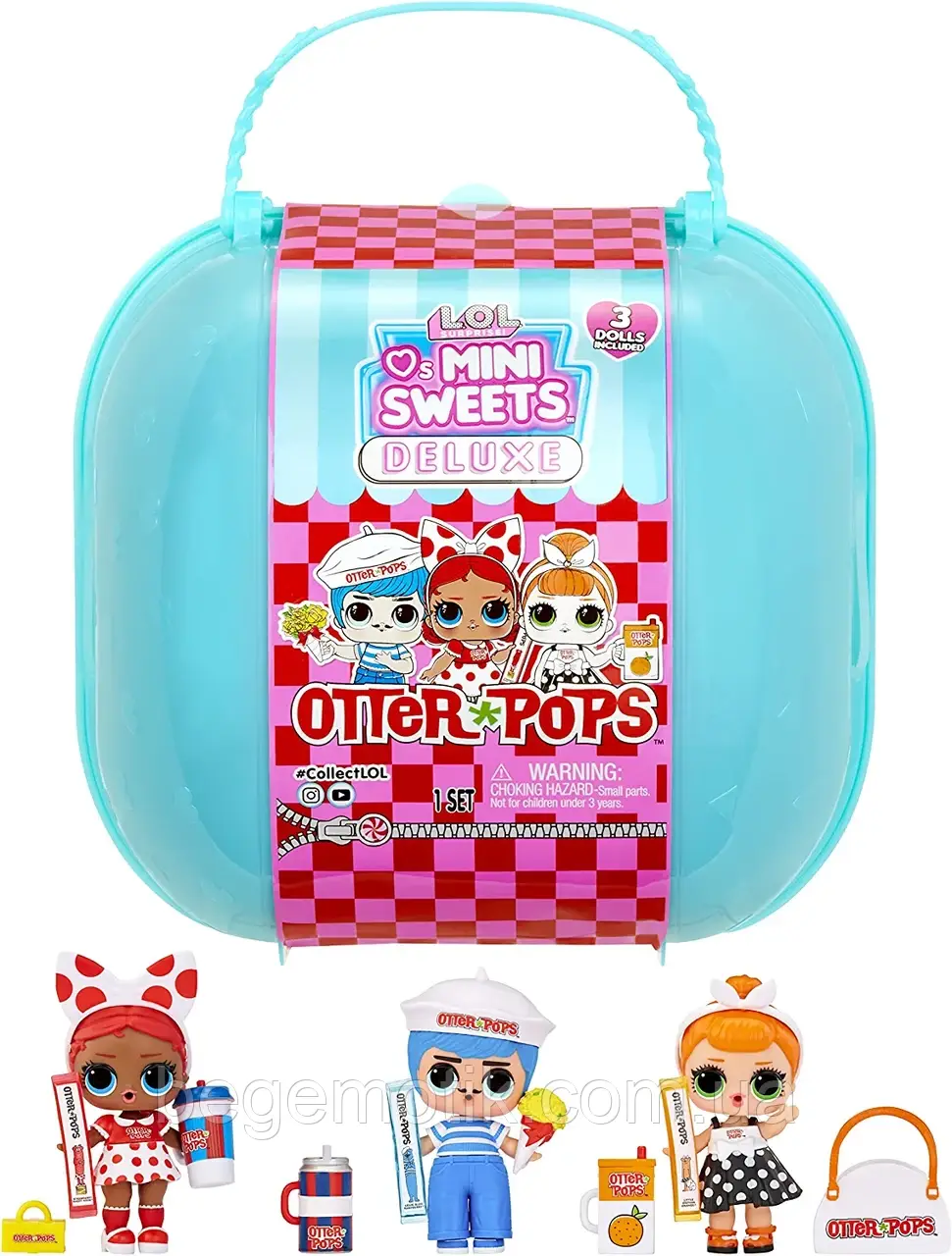 ЛОЛ Подарунковий набір Делюкс 3 ляльки Міні світс LOL Surprise Loves Mini Sweets Otter Pops Deluxe