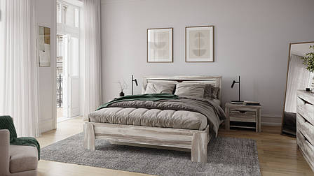 Спальня модерн Соломія 4Д Світ меблів, колір юкон дуб борас / попільний, фото 1