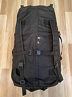 Черная армейская сумка, баул, рюкзак для переноски больших объемных вещей. Тактический рюкзак