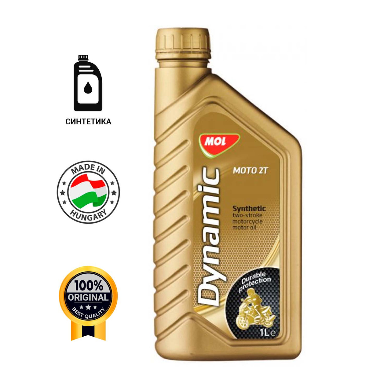 Олива моторна синтетика Dynamic Moto 2T 1 л