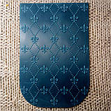 Клапан для міні сумки 12*18 "Лилиї". Морська хвиля, фото 2