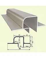 Раздельный профиль теневого шва 20 мм с лед