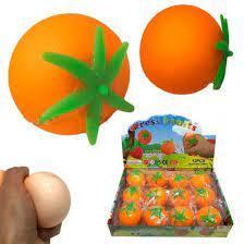 Антистрес іграшка Мандарин сквіш 12 шт., фото 1