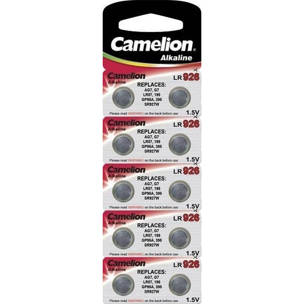 Батарейка таблетка Camelion AG7 (AG7-BP10)