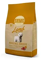 Полноценный сухой корм для взрослых собак с ягнятиной ARATON LAMB Adult All Breeds 3кг (ART45964)