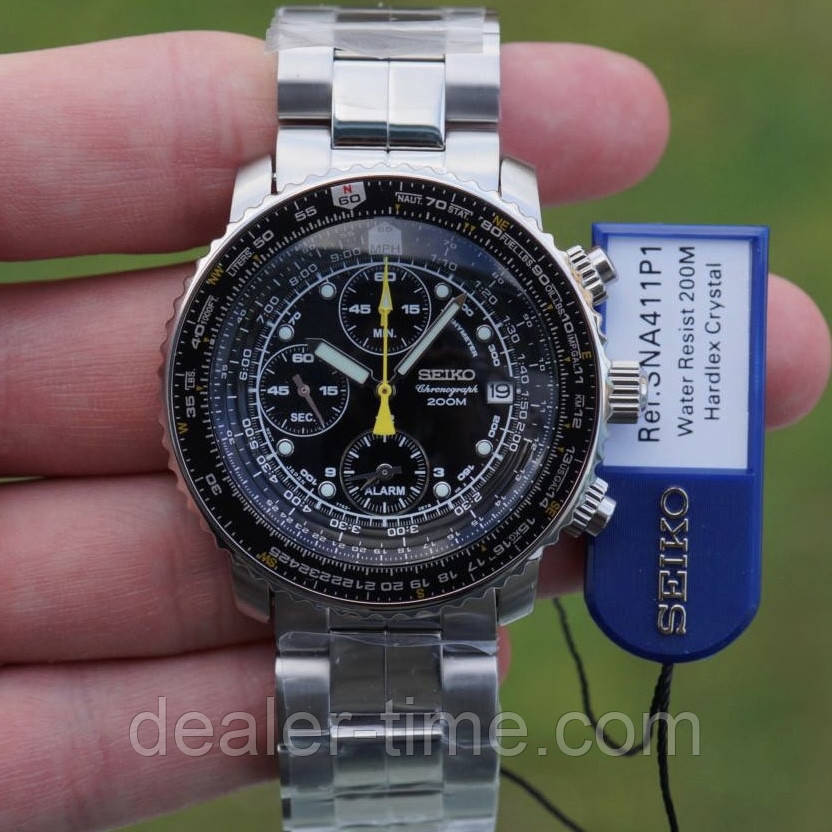 Seiko SNA411P1 Flightmaster Chronograph 200m