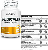 Витамины группы Б BioTech Vitamin B-complex 60 таб Vitaminka