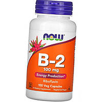 Витамин В2 NOW B-2 100 мг 100 капс Vitaminka