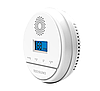 Бездротовий електрохімічний детектор чадного газу SUNROZ Smart Alarm System з сигналізацією для дому Білий, фото 3